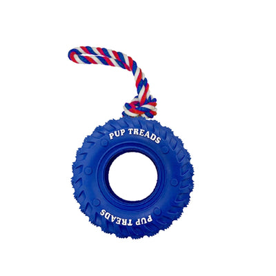 Juguete Interactivo para Perros Medianos y Grandes - Cuerda de Tracción con Llanta de Goma y Dispensador de Premios - Image 10