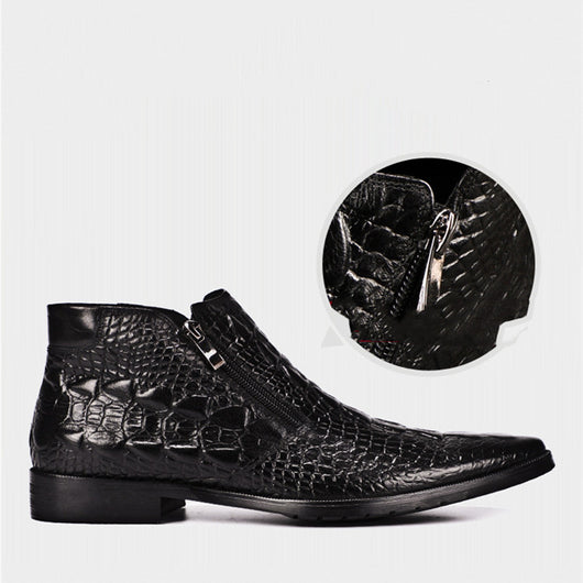 Botas Altas de Cuero para Hombre Knight - Estilo y Durabilidad - Image 8
