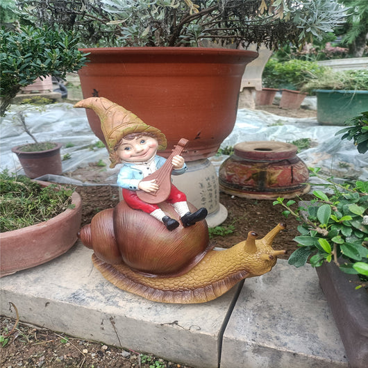 Decoraciones de Caracol de Resina para Jardín y Exterior - Image 7