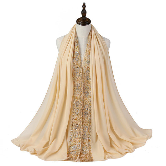 Pañuelo de Encaje con Perlas para Mujer - Elegancia y Estilo - Image 9