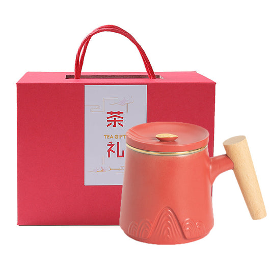 Taza Cerámica Zhoushan con Filtro Separador y Tapa - Image 7