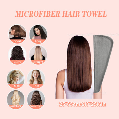 Toalla Secadora de Cabello Coral Piña - Absorbente Rápida - Image 12