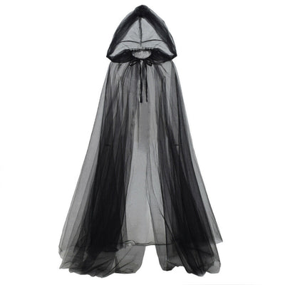 Capa Larga de Encaje Bruja para Fiesta y Prom - Image 3
