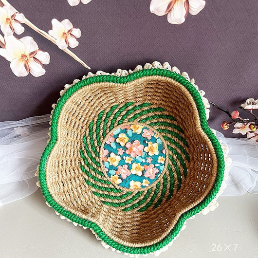 Canasta Tejida a Mano Estilo Nórdico Vintage - Image 12