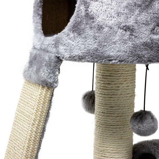 Centro de Juegos y Rascador para Gatos Mediano y Grande con Pelota - Image 2