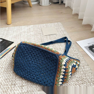 Bolsa de Almacenamiento de Fotos Estilo Vintage Tejida - Image 9