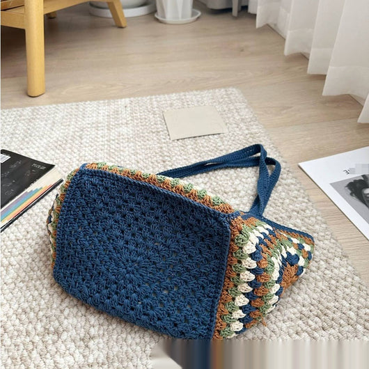 Bolsa de Almacenamiento de Fotos Estilo Vintage Tejida - Image 9
