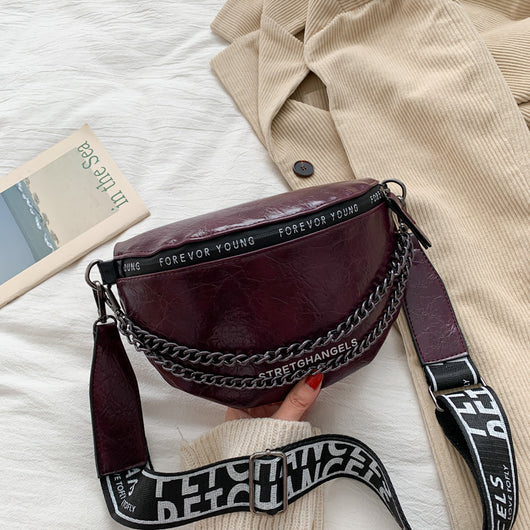 Bolsa de Pecho con Cadena High Sense - Estilo Fashion Moderno