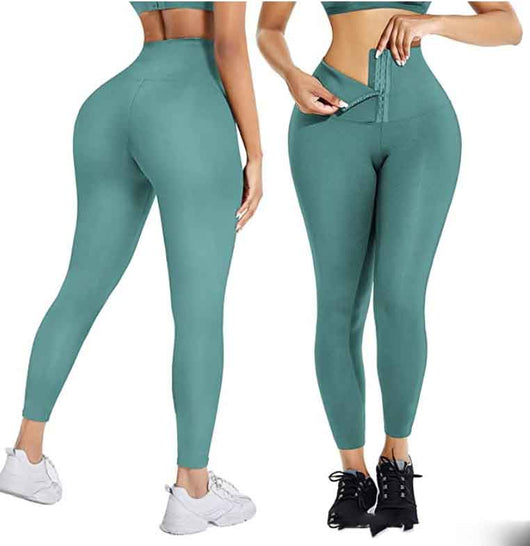 Leggings Yoga Doble Abotonado para Mujer - Diseño Minimalista - Image 6