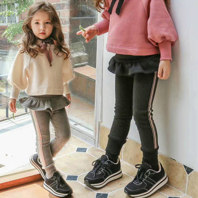 Leggings Capri Infantiles Otoño Invierno con Falda Integrada - Image 14