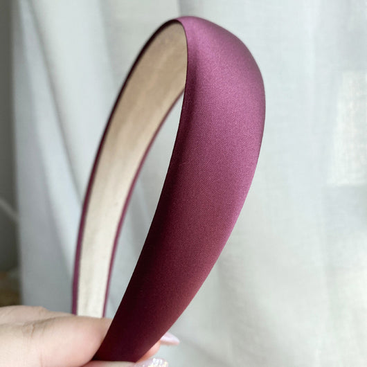 Diadema Retro de Satén con Esponja - Accesorio para Cabello Francés de Ancho Generoso - Image 98