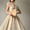 Vestido de Hada Elegante con Escote en V y Cintura Ajustada