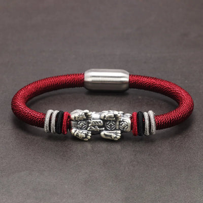 Pulsera Nudo Diamante Brave en Plata Pura 99 - Image 7