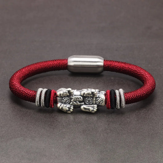 Pulsera Nudo Diamante Brave en Plata Pura 99 - Image 7