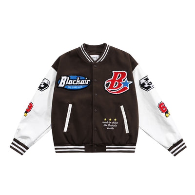 Chaqueta Universitaria de Béisbol con Bordados American Street - Image 11