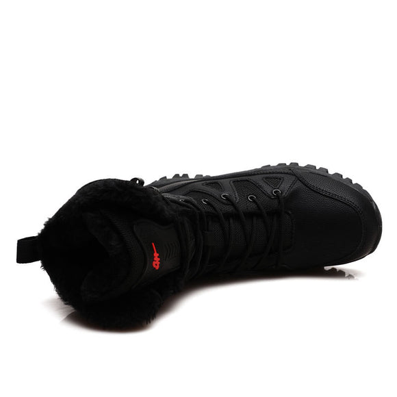 Botas Altas de Algodón para Parejas - Abrigo Invierno con Forro de Terciopelo