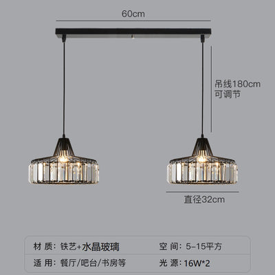 Lámpara Colgante de Cristal Lujo Moderno para Dormitorio - Image 9