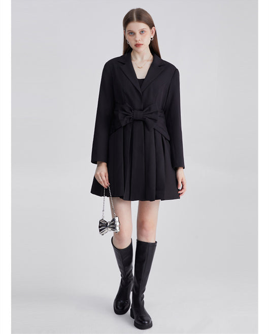 Vestido Negro Elegante Niña con Lazo Francés - Estilo Sofisticado - Image 7
