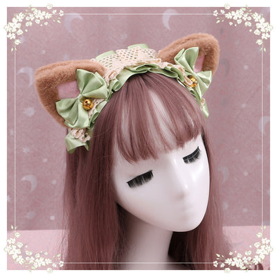 Diadema Lolita Gatita de Peluche con Encaje - Accesorio Anime Japonés - Image 36