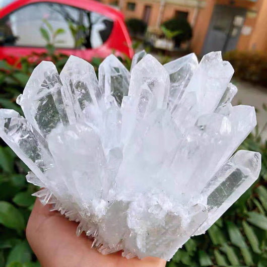 Racimos de Cristal Blanco Natural - Especímenes de Minerales Auténticos - Image 7