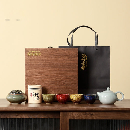 Juego de Té Porcelana Fina - Regalo Corporativo y Cultural