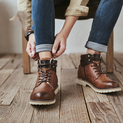 Botas Martin Casuales de Punta Redonda para Hombre - Image 11