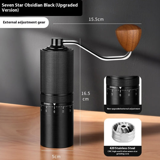 Molinillo de Café Manual Portátil con Ajuste Externo y Núcleo de Acero - Image 10