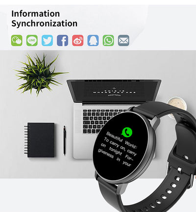 Pulsera Inteligente Full Touch con Monitor de Ritmo Cardíaco y Podómetro - Image 10