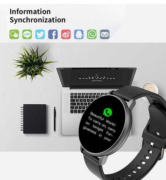 Pulsera Inteligente Full Touch con Monitor de Ritmo Cardíaco y Podómetro - Image 10