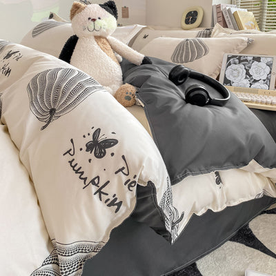 Funda Nórdica de Algodón Lavado para Cama de Estudiante - Image 10