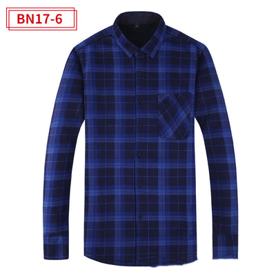 Camisa Abrigo Cuadros Cálida para Hombre - Estilo Casual Moderno - Image 6