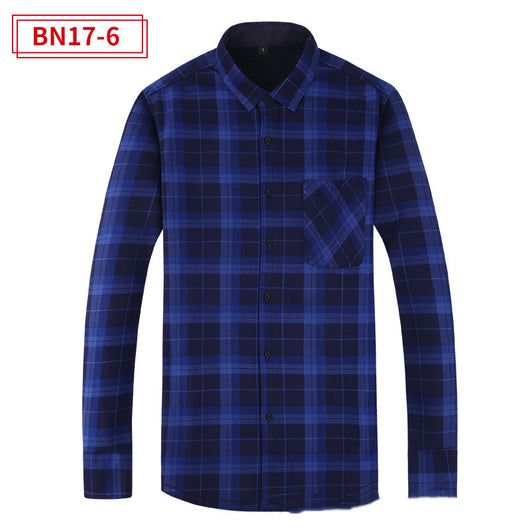 Camisa Abrigo Cuadros Cálida para Hombre - Estilo Casual Moderno - Image 6
