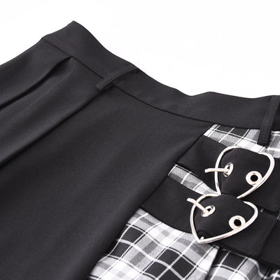 Falda Plisada Colegial de Cintura Alta - Estilo Minimalista para Mujer - Image 6