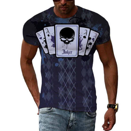 Playera Hombre Estampado 3D Manga Corta - Image 11