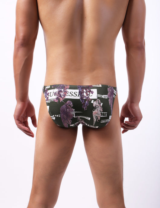 Calzoncillos Estampados para Hombre Cintura Baja Absorbe Sudor - Image 13