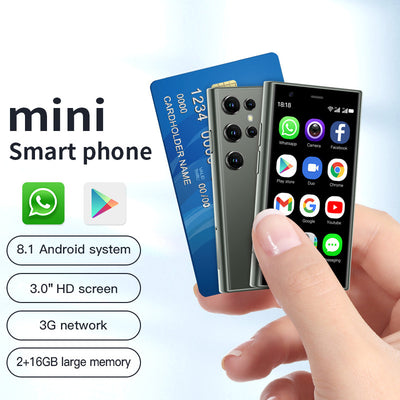Smartphone Compacto S23PRO - Pantalla 3.0", Android, 16GB, Conectividad 3G y WiFi