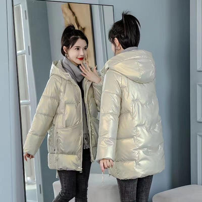 Abrigo Acolchado Grueso con Capucha para Invierno - Image 6