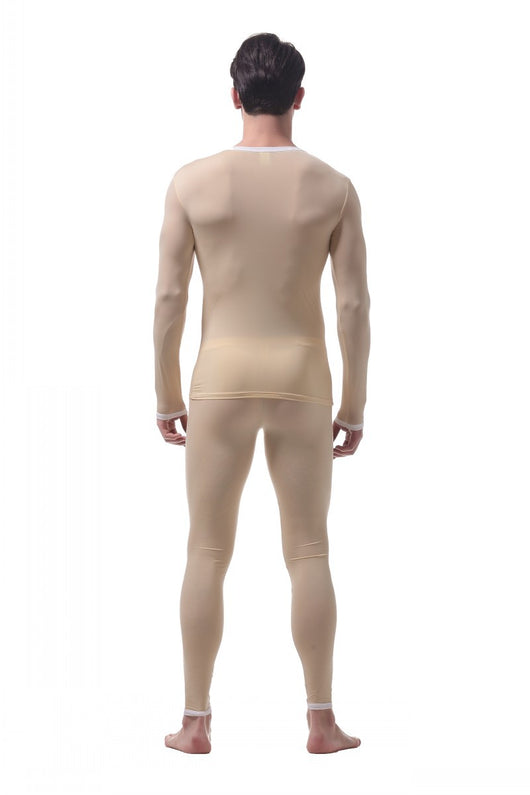 Conjunto de Ropa Térmica de Seda Helada para Hombre - Image 19