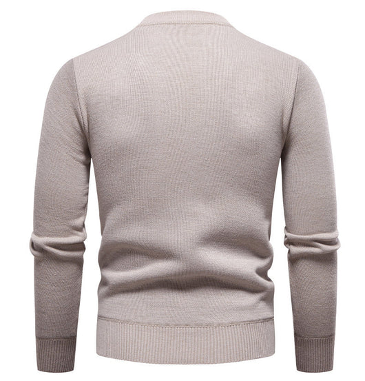 Suéter Tejido Cuello Redondo Cálido y Casual para Hombre - Image 34