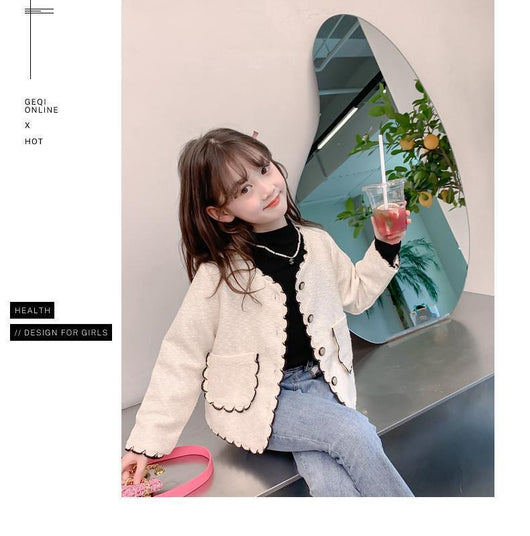 Abrigo para Niña Estilo Western Chanel - Image 9