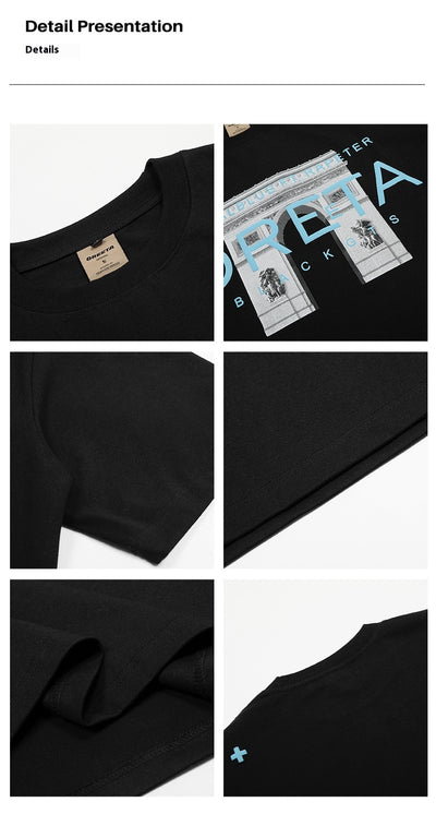 Camiseta Estampada con Letras de la Antigua Grecia - Image 8