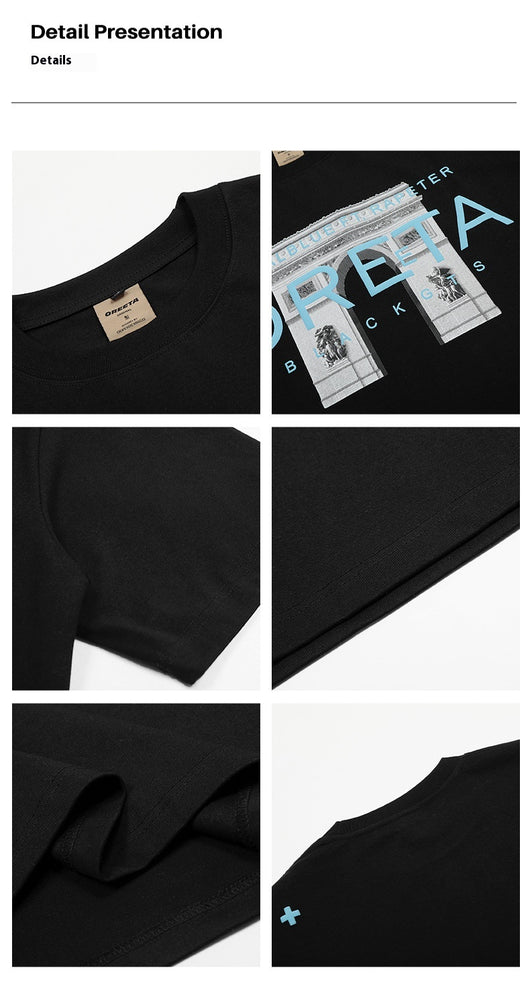 Camiseta Estampada con Letras de la Antigua Grecia - Image 8