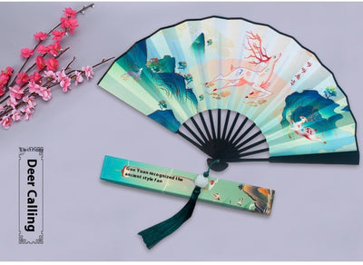 Abanico Plegable de la Serie Antigua Han Chinese Clothes Match - Image 20