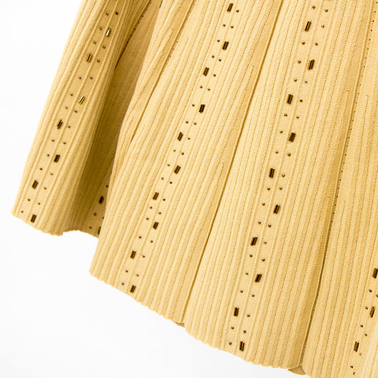 Falda Plisada de Cintura Alta con Detalles Brillantes - Estilo Ejecutivo - Image 10