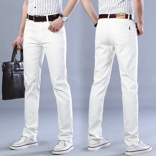 Pantalones Jeans Slim Fit Elásticos para Hombre - Estilo Business Casual - Image 7