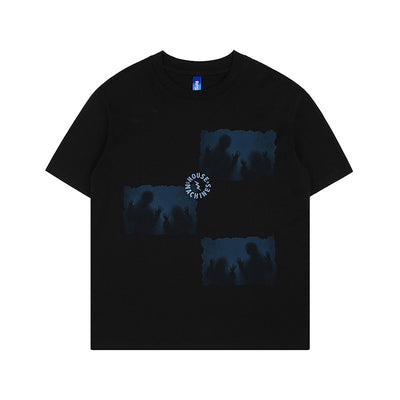 Playera Estampada Suelta para Parejas - Estilo Urbano - Image 3