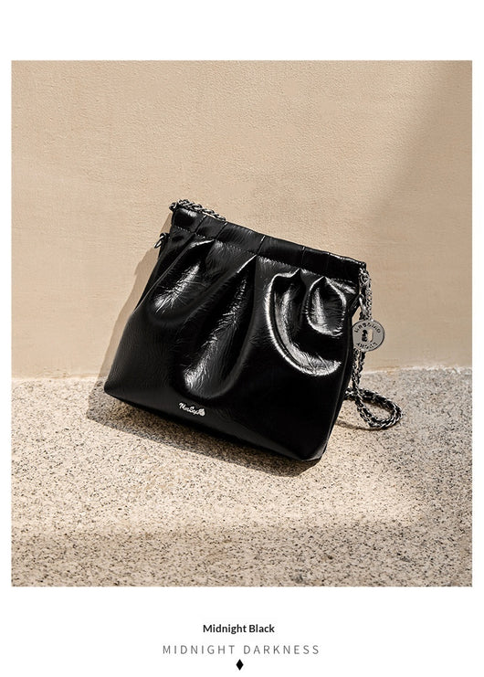 Bolsa de Hombro Tipo Cubo de Gran Capacidad con Cadena - Image 25