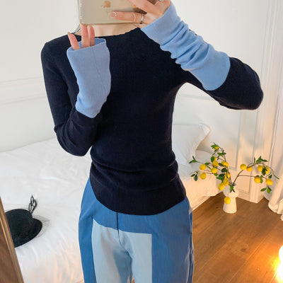 Suéter Base de Lana para Mujer Otoño 23 - Manga Larga con Puños Reforzados - Image 3