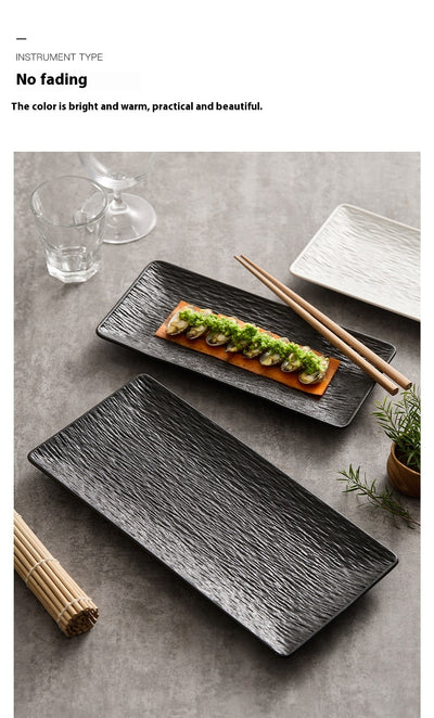 Plato Rectangular de Cerámica Premium para Sushi - Image 19