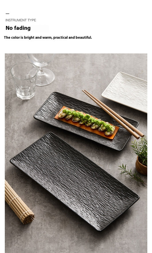 Plato Rectangular de Cerámica Premium para Sushi - Image 19
